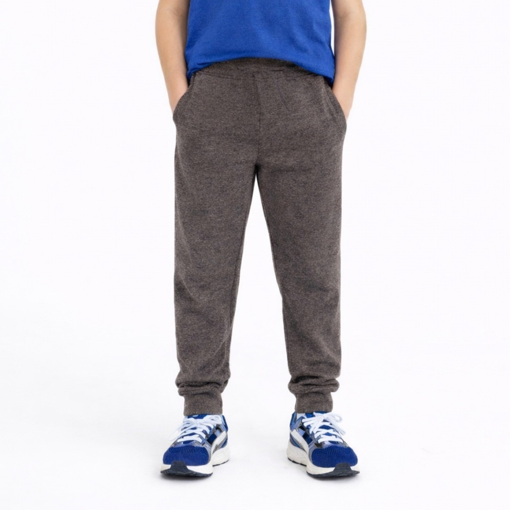 H&M basic boys dark gray tapered ankle cotton sweatpants size 10